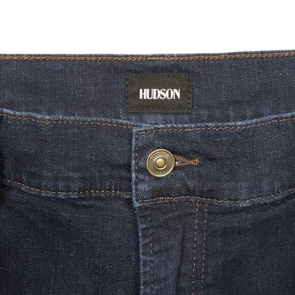 Hudson Blake Slim Straight‎ Jeans Mens 40 Zip Fly Dark Wash - Picture 8 of 10